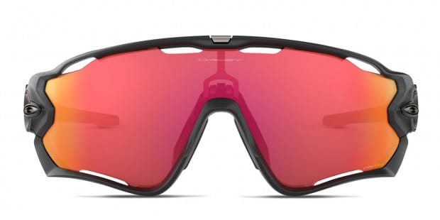 Oakley OO9290 Jawbreaker black frame with PRIZM trail torch lenses. Lenses  provide 100% UV protection.