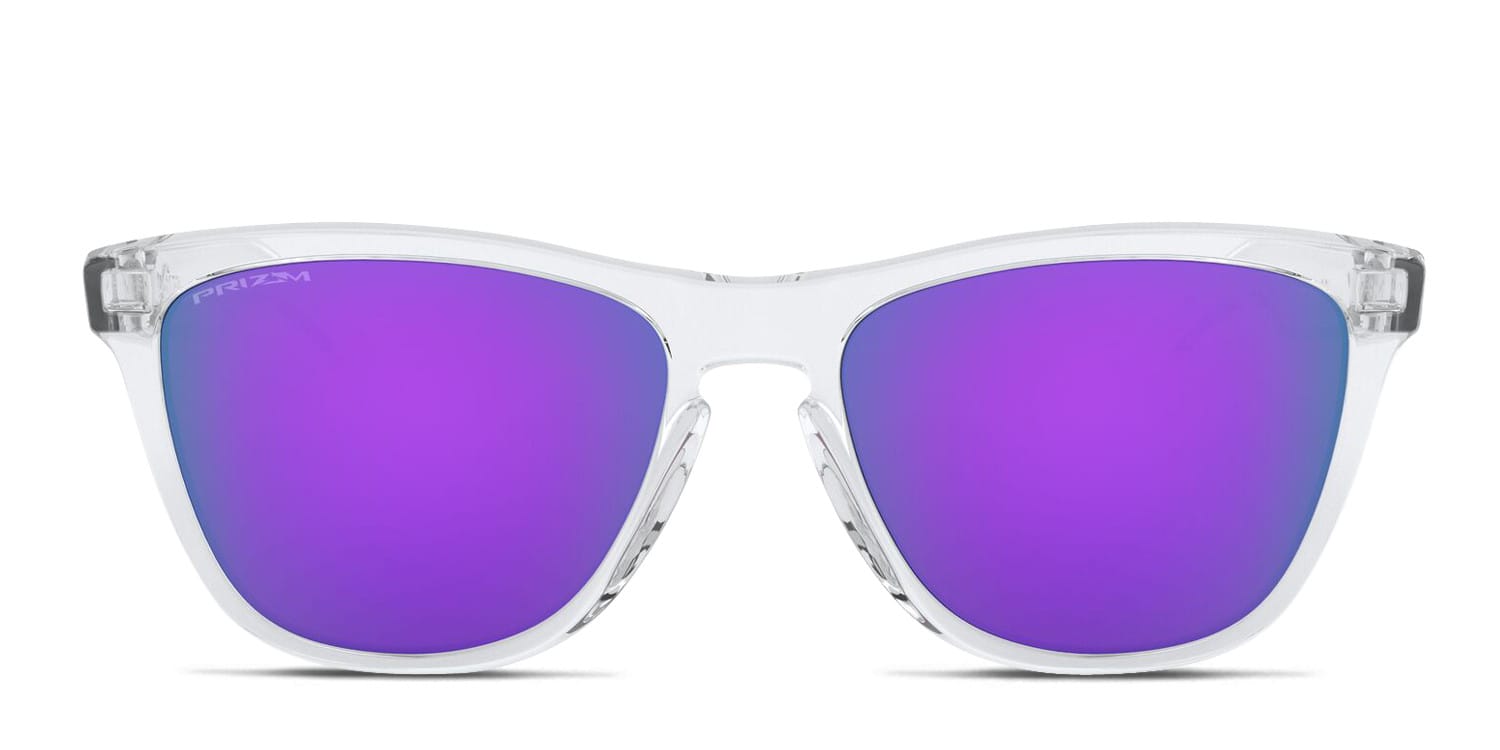 OAKLEY Frogskins 90s クリアフレーム パープル サングラス Oakley Purple/Clear Frogskins Sunglasses | Hypebeast