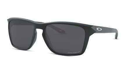 Oakley OO9448 Sylas Black, Gray glasses - Matte Black / Gray - Angle View