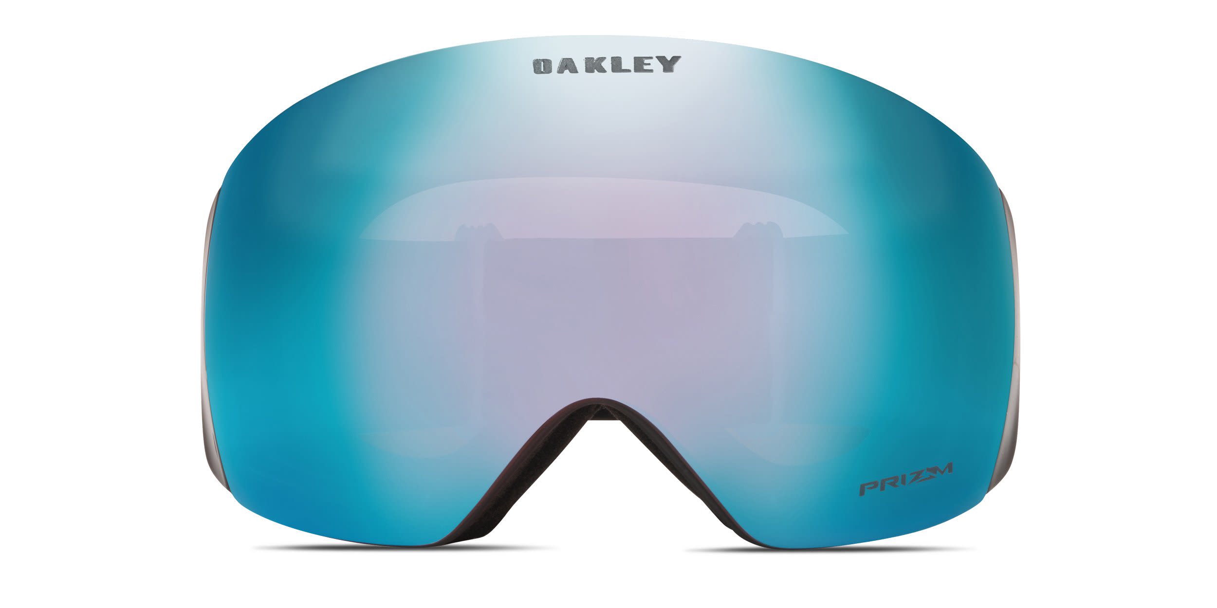 Oakley OO7050 Flight Deck L Prizm Snow Goggles w/Clip-in Blue, Black glasses - Blue / Black - Frontal View