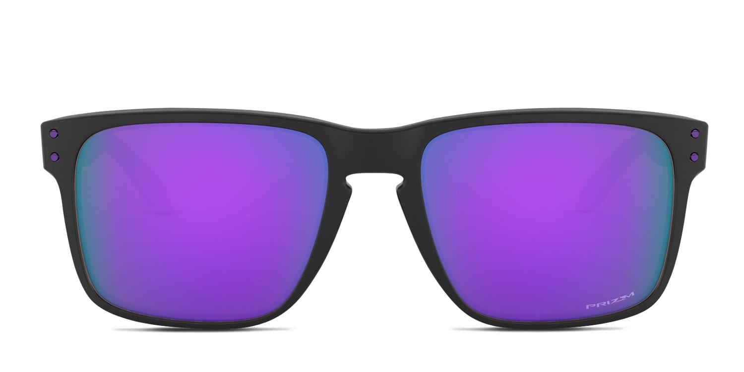 Oakley Holbrook サングラス ブラック/パープル New Oakley HOLBROOK XL 9417-2059 Sunglasses Matte Black w/ Prizm