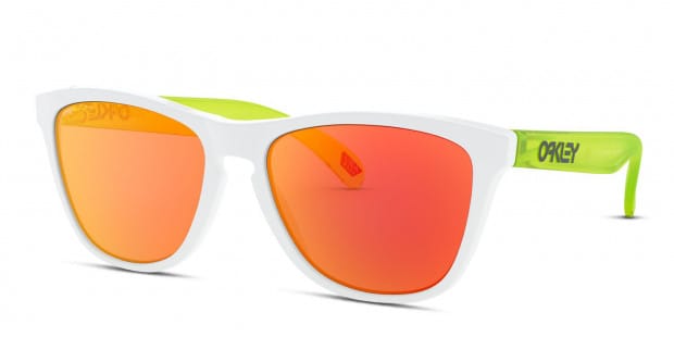 OAKLEY Frogskins ホワイト/レッド Frogskins™ Team USA + Red Iridium Lenses, White Team Usa