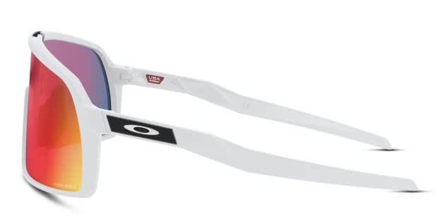 Oakley OO9462 Sutro S white frame with PRIZM road lenses. Lenses