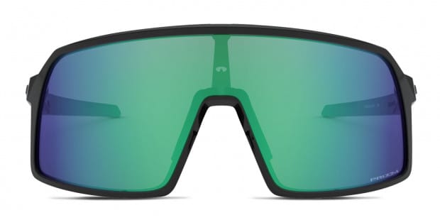 Oakley OO9462 Sutro S black frame with PRIZM jade lenses. Lenses provide 100 UV protection