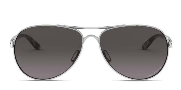 Oakley OO4079 Feedback silver frame with PRIZM grey gradient  display picture 1