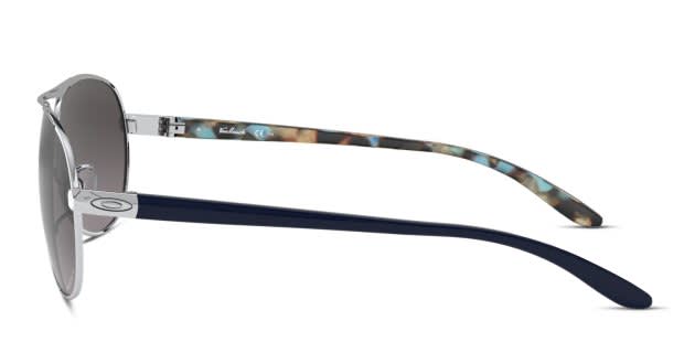 Oakley OO4079 Feedback silver frame with PRIZM grey gradient  display picture 1