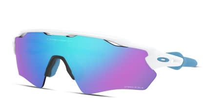 Oakley OJ9001 Radar EV XS Path Kids Blue , White glasses - Blue / White - Angle View