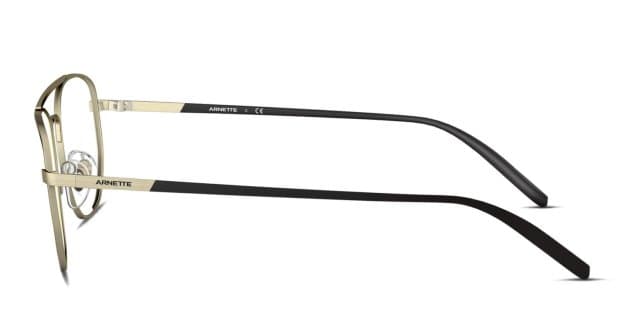 Arnette AN6125 Layne Gold Eyeglasses | Includes FREE Rx Lenses