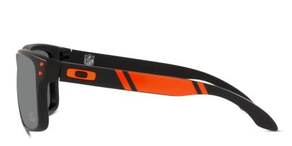 Oakley OO9102 Cincinnati Bengals Holbrook Matte Black, Orange glasses - Matte Black / Orange - Side View