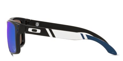 Oakley OO9102 Indianapolis Colts Holbrook Matte Black glasses - Matte Black - Side View