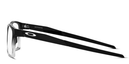 Oakley OX8173 Activate Shiny Black, Clear glasses - Shiny Black / Clear - Side View