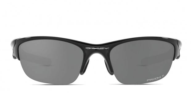 Oakley OO9144 Half Jacket 2.0 black frame with PRIZM black polarized  lenses. Lenses provide 100% UV protection.