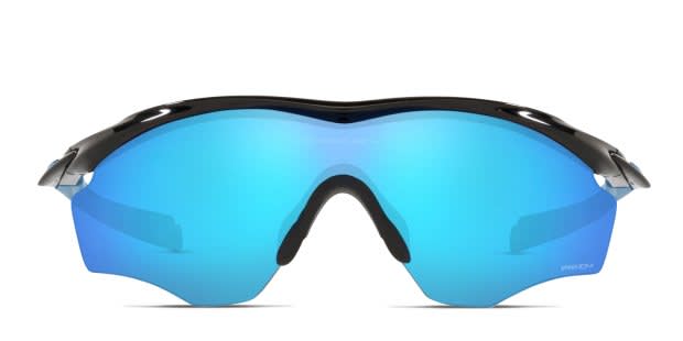 Oakley OO9343 M2 Frame XL Shiny Black, Blue Sunglasses