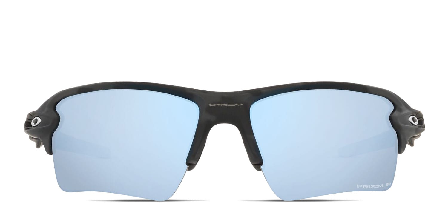 Oakley OO9188 Flak 2.0 XL Black , Blue glasses - Black / Blue - Frontal View