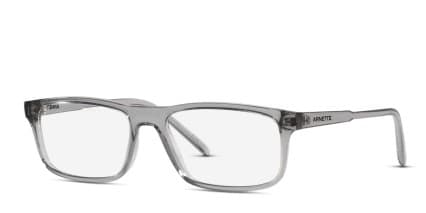 Arnette AN7194 Dark Voyager Gray, Clear glasses - Gray / Clear - Angle View