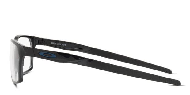Oakley OX8032 Hex Jector Shiny Black Eyeglasses | Includes FREE Rx