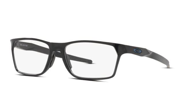 Oakley OX8032 Hex Jector Shiny Black Eyeglasses | Includes FREE Rx