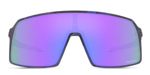 Oakley OO9406 Sutro Purple Blue frame with PRIZM violet lenses. Lenses provide 100 UV protection