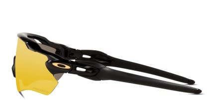 Oakley OO9208 Radar Ev Path Prizm Shiny Black, Yellow glasses - Shiny Black / Yellow - Side View