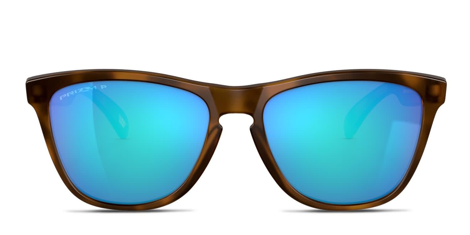 Oakley OO9013 Frogskins Prizm Brown, Tortoise, Blue glasses - Brown / Tortoise / Blue - Frontal View