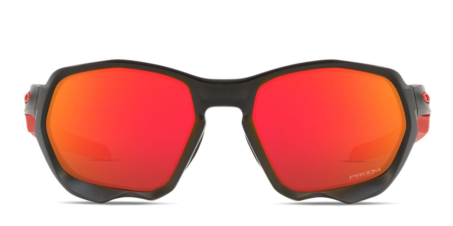 Oakley OO9019 Plazma Prizm Black, Red Prescription Sunglasses - 50