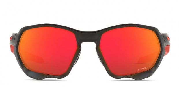 Oakley OO9019 Plazma Prizm Black, Red Prescription Sunglasses 50