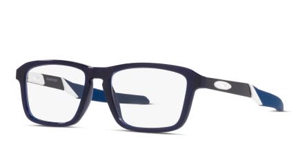 Oakley OY8023 Quad Out Kids Blue glasses - Blue - Angle View