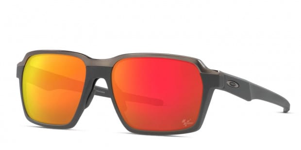 Oakley OO4143 Parlay Prizm Gunmetal/Black/Red Prescription ...