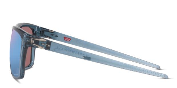 Oakley OO9100 Leffingwell clear, black frame with PRIZM deep water