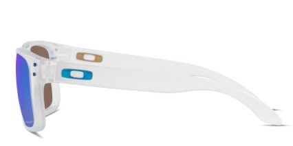 Oakley OJ9007 Holbrook XS Kids Clear, Blue glasses - Clear / Blue - Side View