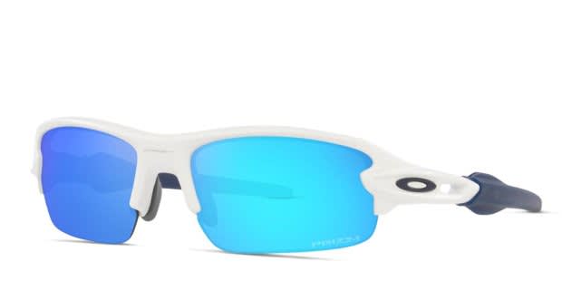Oakley OJ9008 Flak XXS Prizm Kids White/Blue Sunglasses