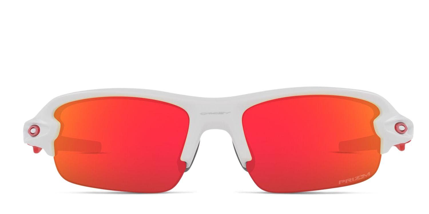 Oakley OJ9008 Flak XXS Prizm Kids White/Red Sunglasses