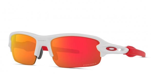 Oakley OJ9008 Flak XXS Prizm Kids White Red Non Rx able