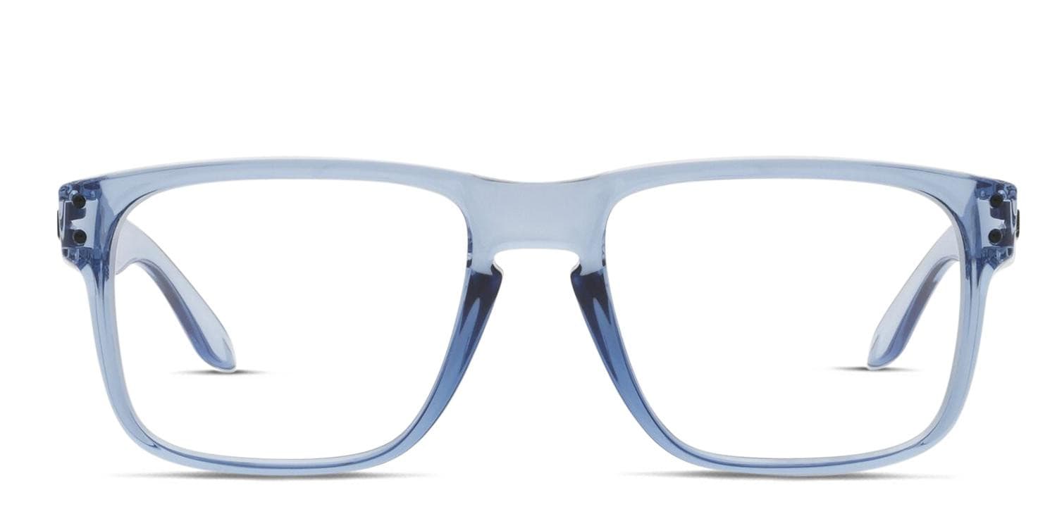Oakley OX8156 Holbrook RX Blue/Clear Eyeglasses | Includes FREE Rx