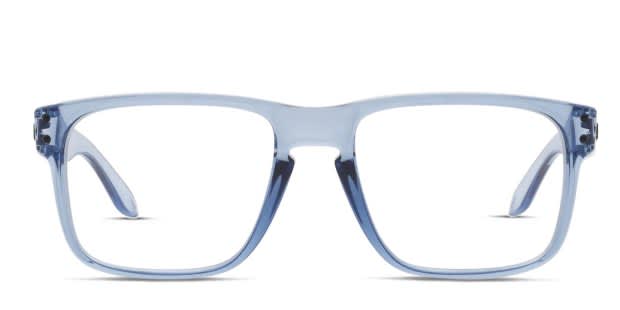Oakley OX8156 Holbrook RX Blue/Clear Eyeglasses | Includes FREE Rx