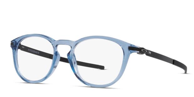 Oakley OX8105 Pitchman R Blue, Clear Eyeglasses | Includes FREE Rx