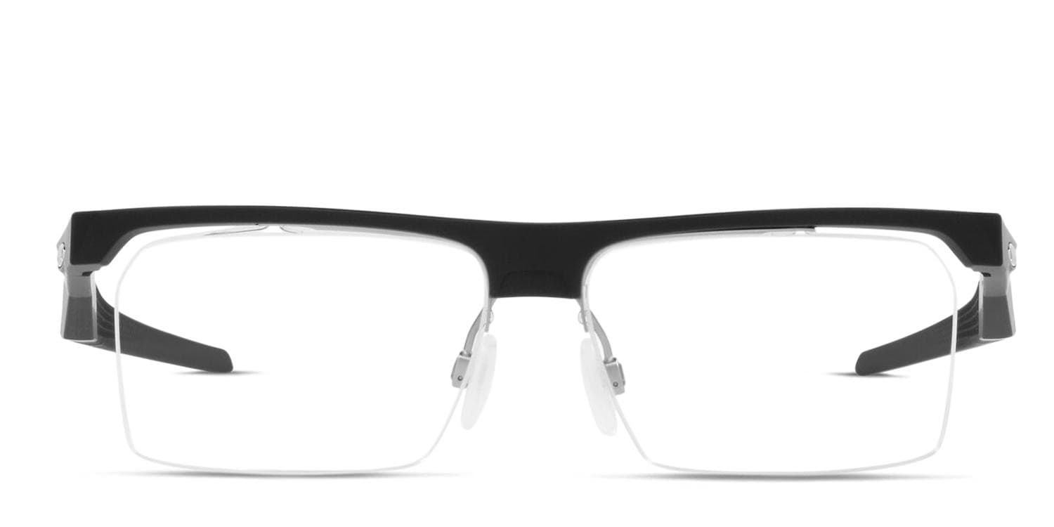 ホクト Oakley OX8053 Coupler Shiny Black Eyeglasses | Includes FREE Rx Lenses