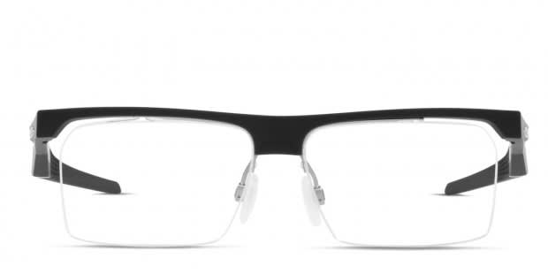 Oakley OX8053 Coupler Shiny Black Eyeglasses | Includes FREE Rx Lenses