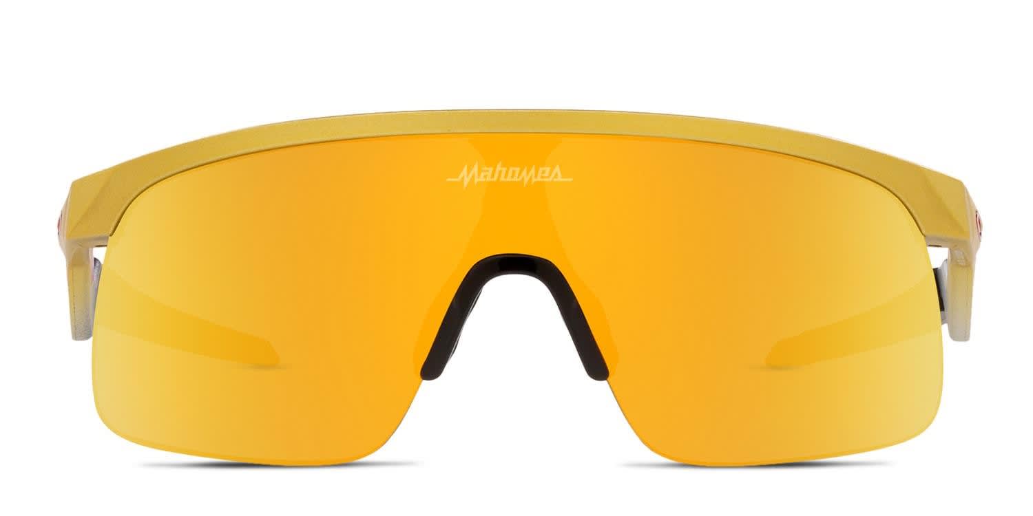 Oakley OJ9010 Resistor Patrick Mahomes II Collection Prizm Kids Gold glasses - Gold - Frontal View