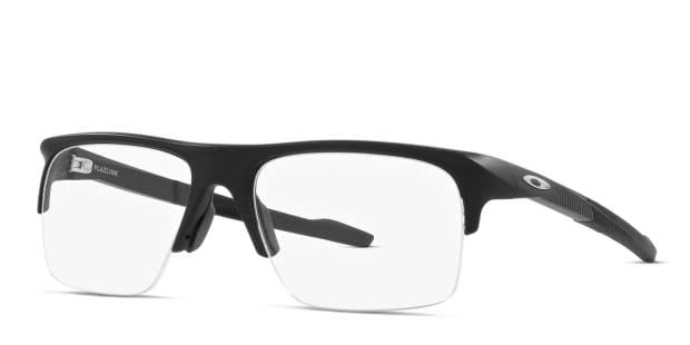 Oakley OX8061 Plazlink Black Eyeglasses | Includes FREE Rx Lenses