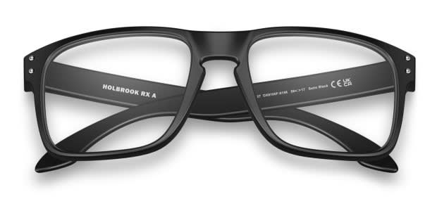 Oakley OX8100F Holbrook Rx A black frame