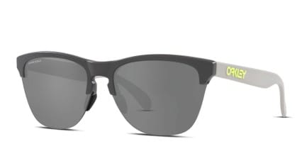 Oakley OO9374 Frogskins Lite Prizm Gray glasses - Gray - Angle View