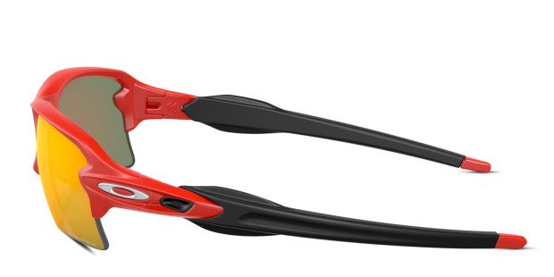 Oakley OO9188 Flak 2.0 Xl red frame with PRIZM ruby lenses. Lenses