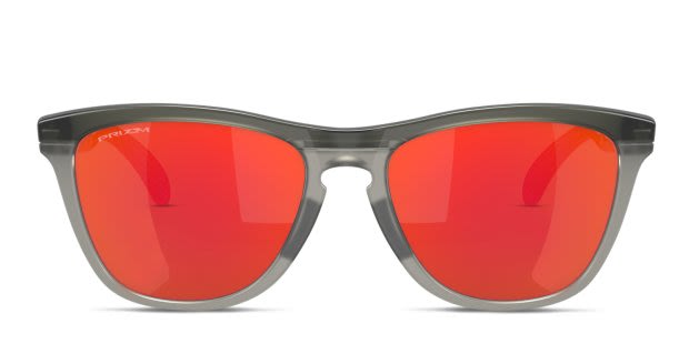レインボウ Oakley OO9284 Frogskins Range gray frame with PRIZM ruby lenses