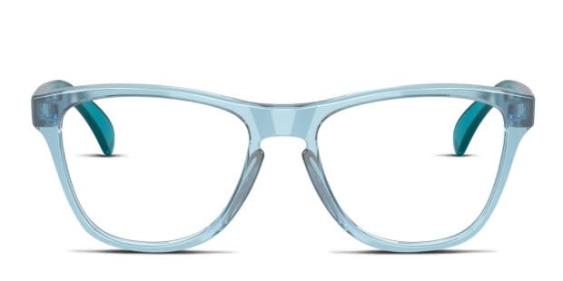 Oakley OY8009 Frogskins Xs Kids Blue, Clear Prescription Eyeglasses