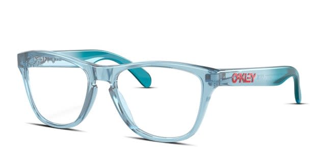 Oakley OY8009 Frogskins Xs Kids Blue, Clear Prescription Eyeglasses