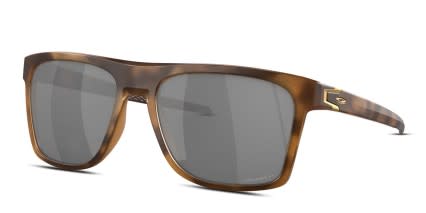 Oakley OO9100 Leffingwell Prizm Brown, Tortoise glasses - Brown / Tortoise - Angle View