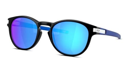 Oakley OO9265 Latch Black glasses - Black / Blue - Angle View