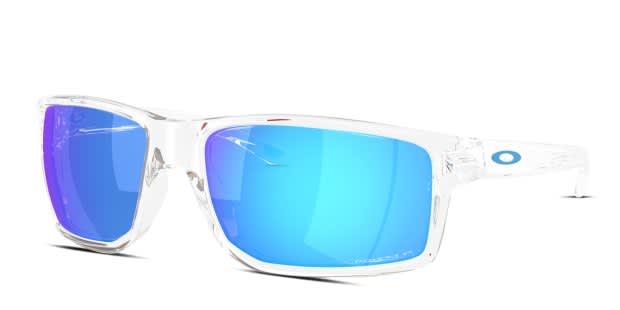Oakley OO9470 Gibston Xl clear frame with PRIZM sapphire polarized