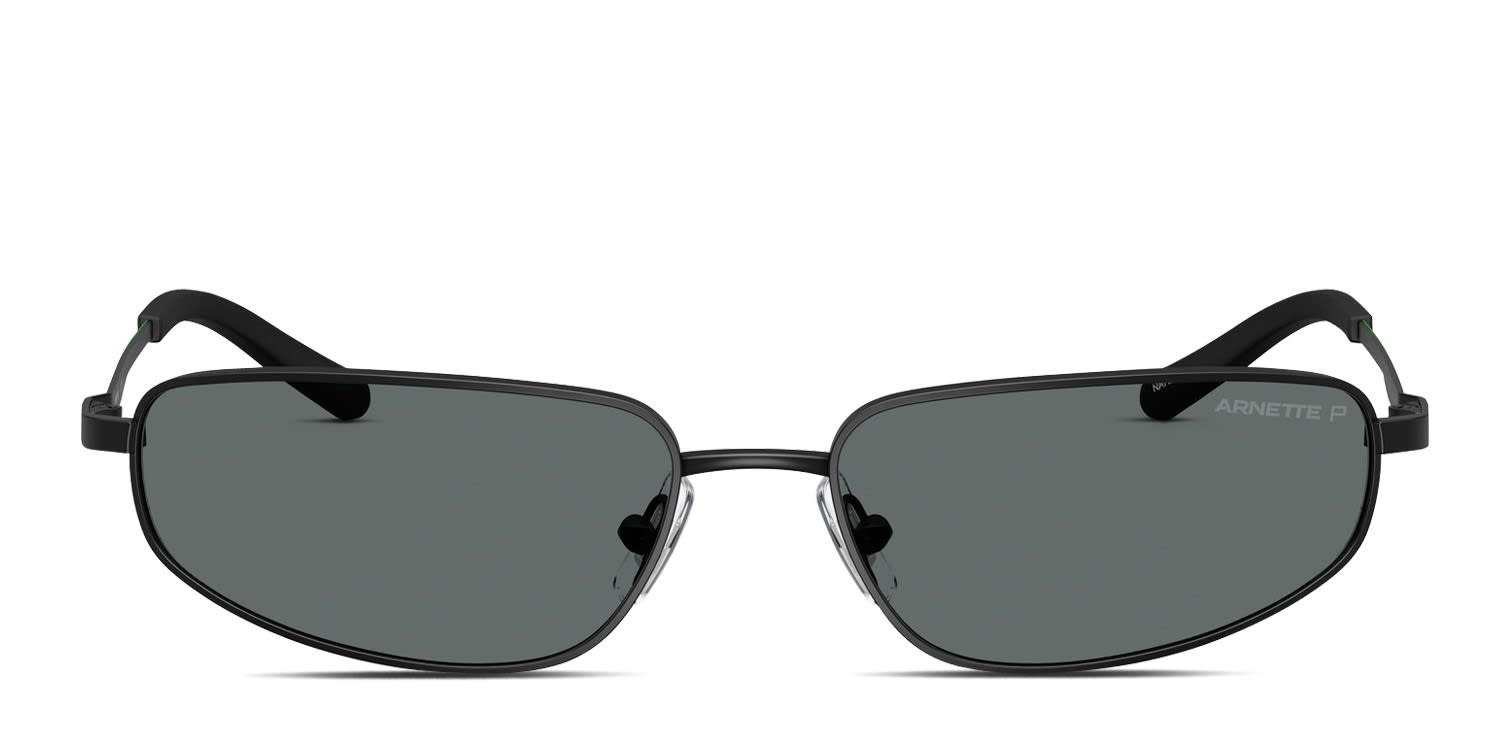 Arnette AN3092 Narro Black glasses - Black / Gray - Frontal View